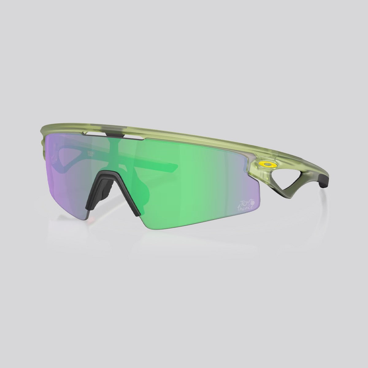 Lentes de Sol Oakley Sphaera 2026 Tour De France Strike Prizm Road Jade/Tdf Matte Fern