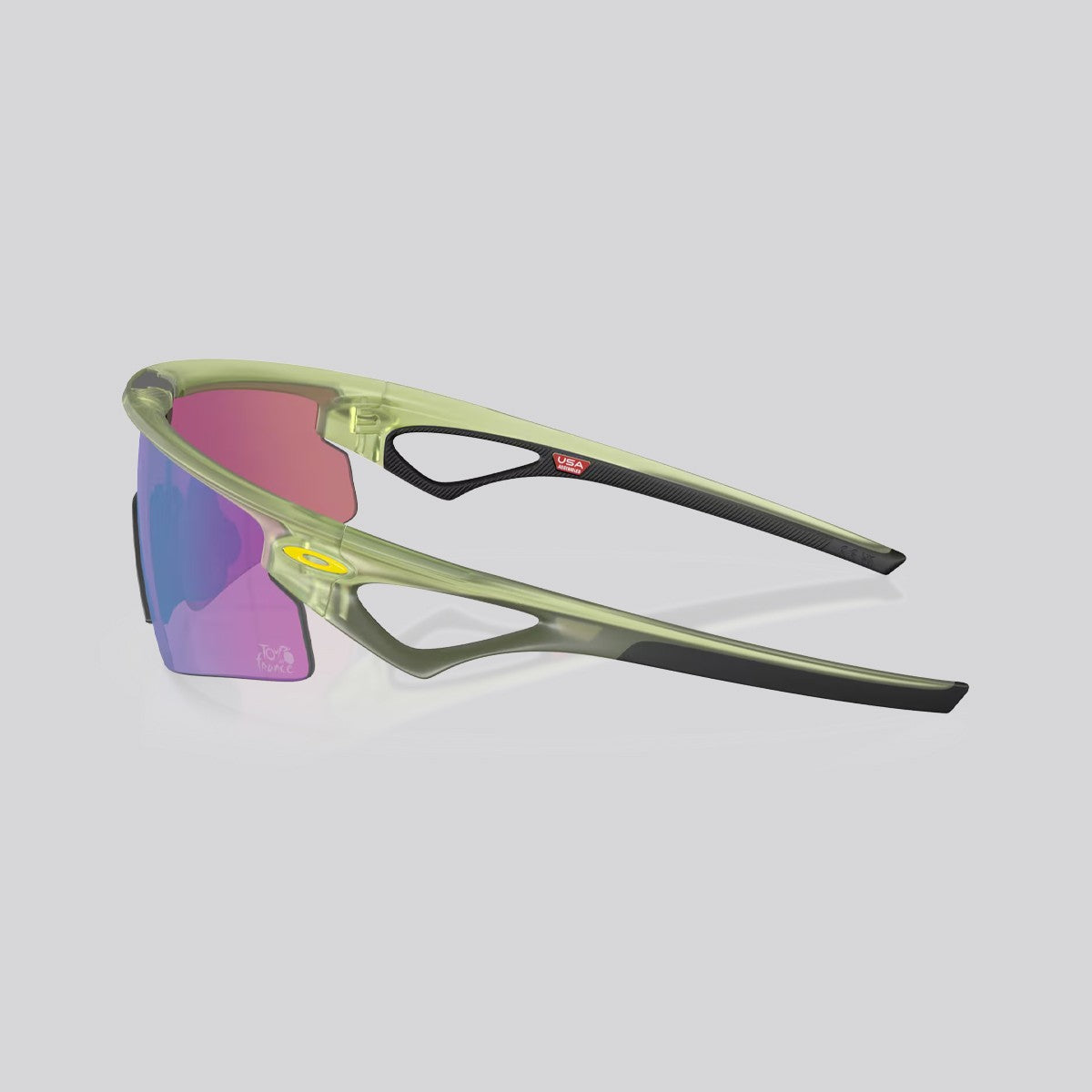 Lentes de Sol Oakley Sphaera 2026 Tour De France Strike Prizm Road Jade/Tdf Matte Fern
