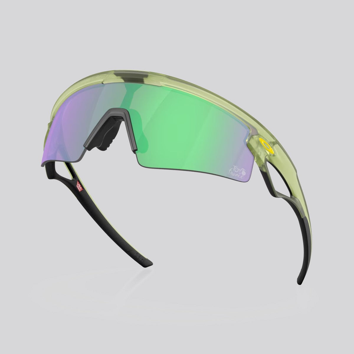 Lentes de Sol Oakley Sphaera 2026 Tour De France Strike Prizm Road Jade/Tdf Matte Fern