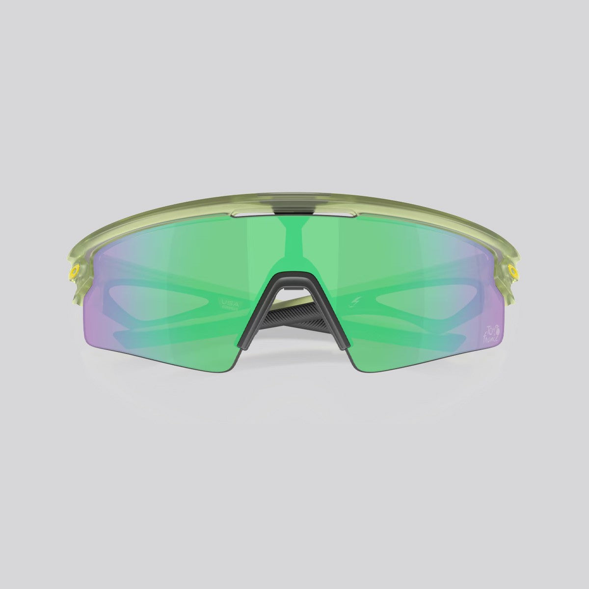 Lentes de Sol Oakley Sphaera 2026 Tour De France Strike Prizm Road Jade/Tdf Matte Fern