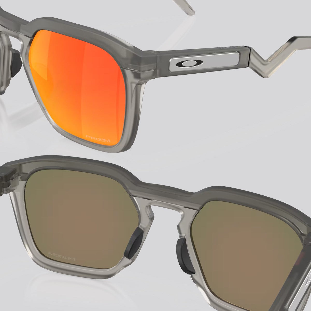 Lentes de Sol Oakley HSTN SQ Prizm Ruby/Matte Grey