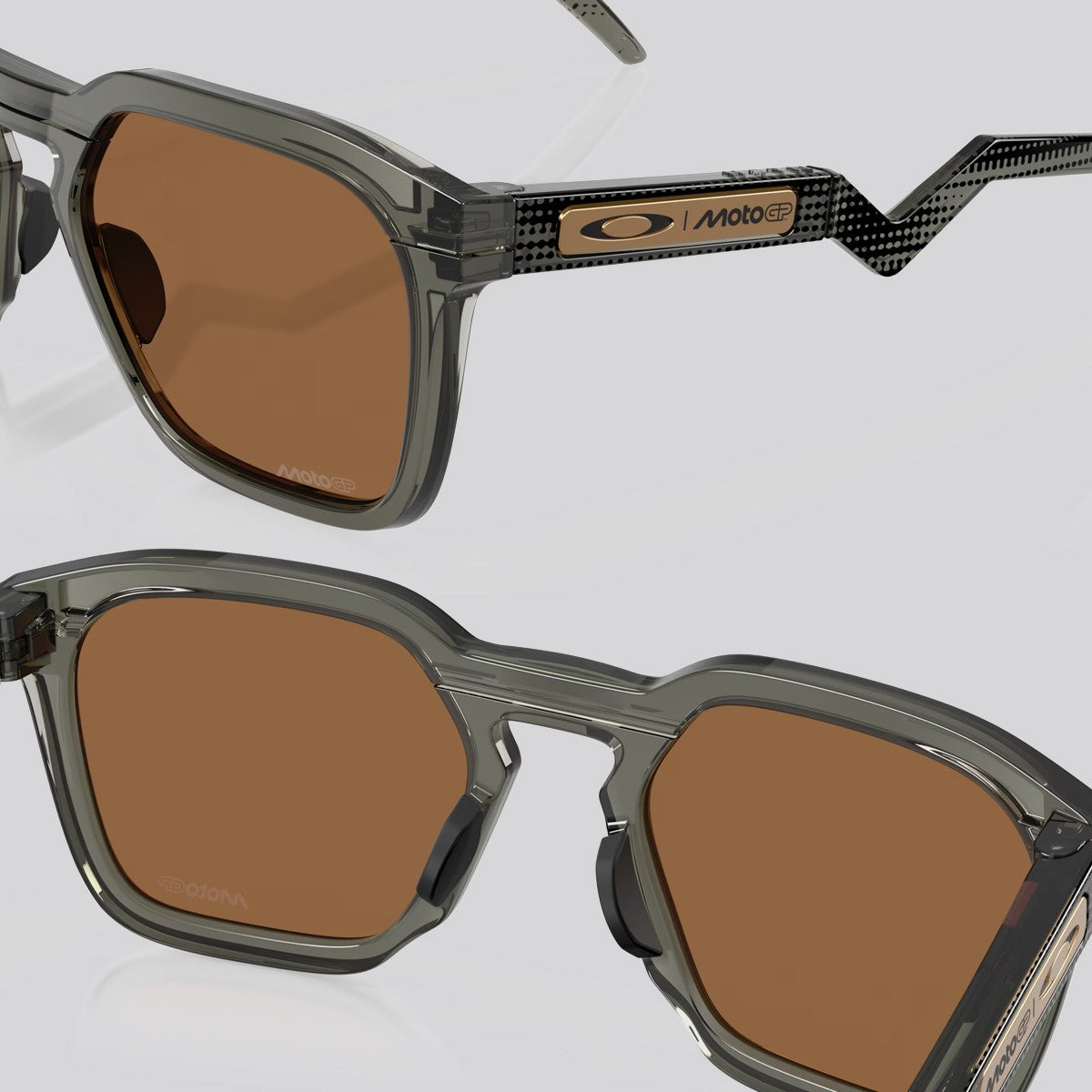 Lentes de Sol Oakley HSTN Grey Smoke/Prizm Bronze