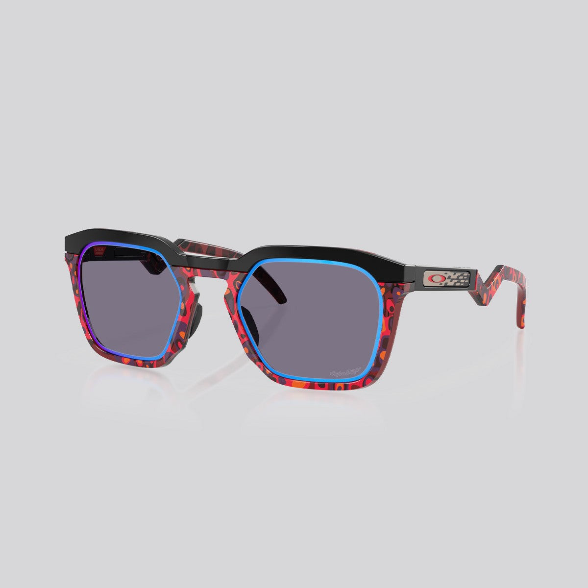 Lentes de Sol Oakley HSTN SQ Troy Lee Designs Series Prizm Grey/Polished Black
