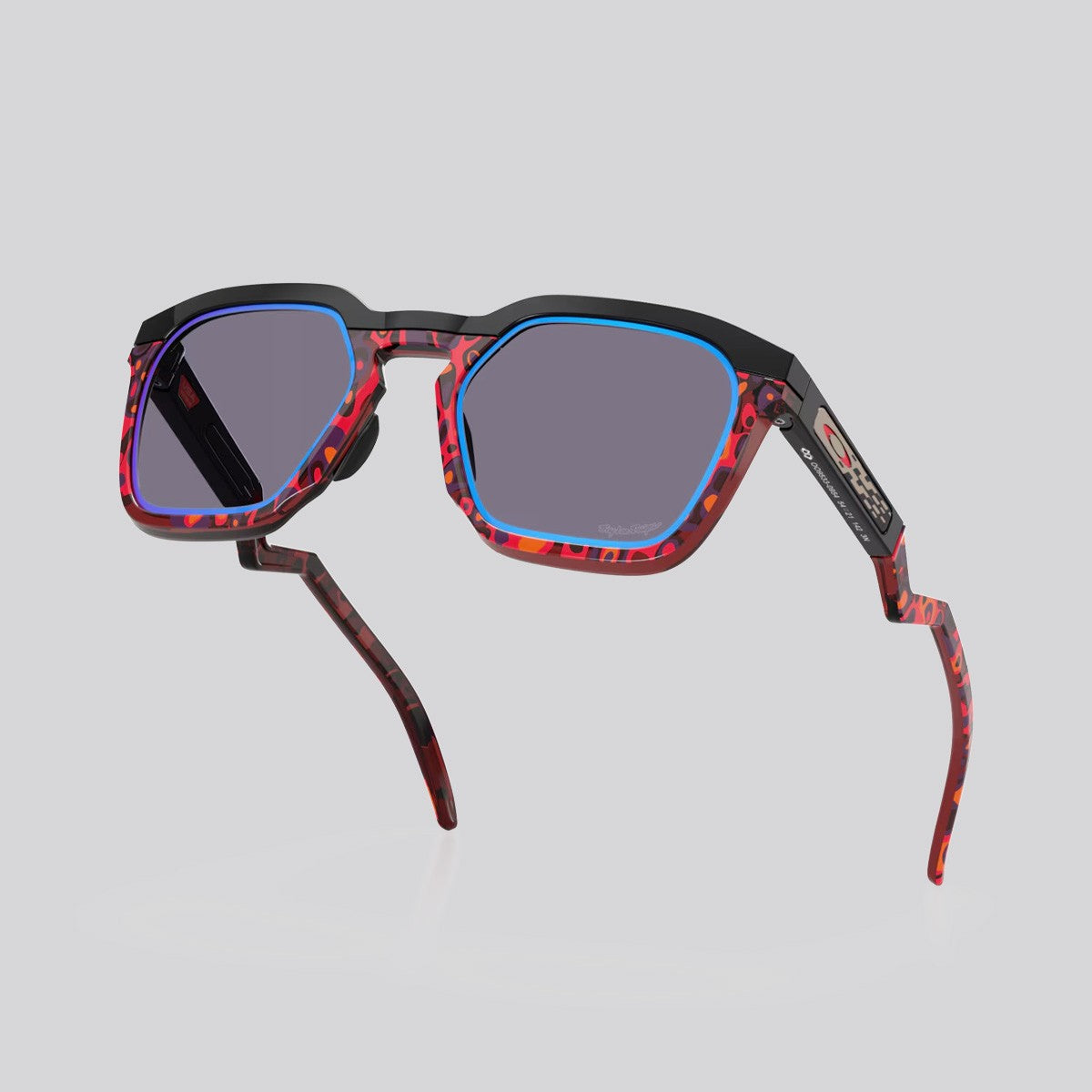 Lentes de Sol Oakley HSTN SQ Troy Lee Designs Series Prizm Grey/Polished Black