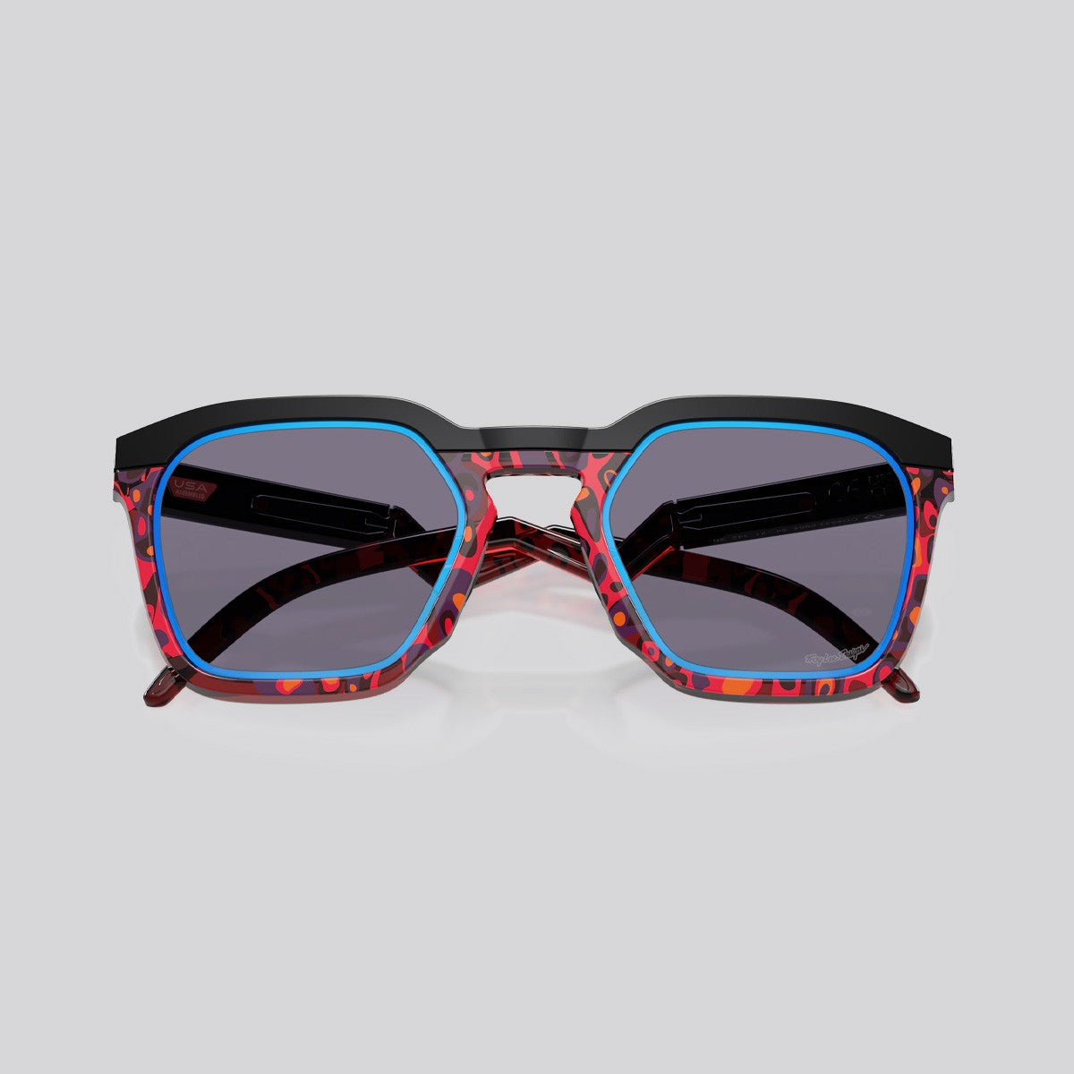 Lentes de Sol Oakley HSTN SQ Troy Lee Designs Series Prizm Grey/Polished Black