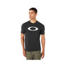 Polera Oakley O-Bold Ellipse Blackout Light Heather