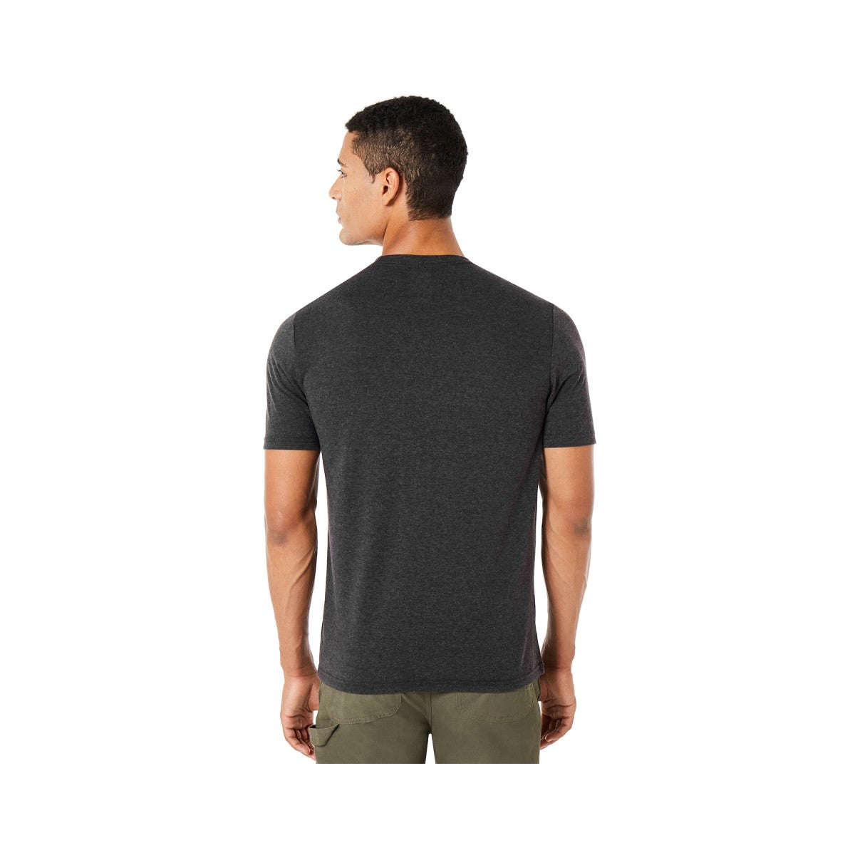 Polera Oakley O-Bold Ellipse Blackout Light Heather