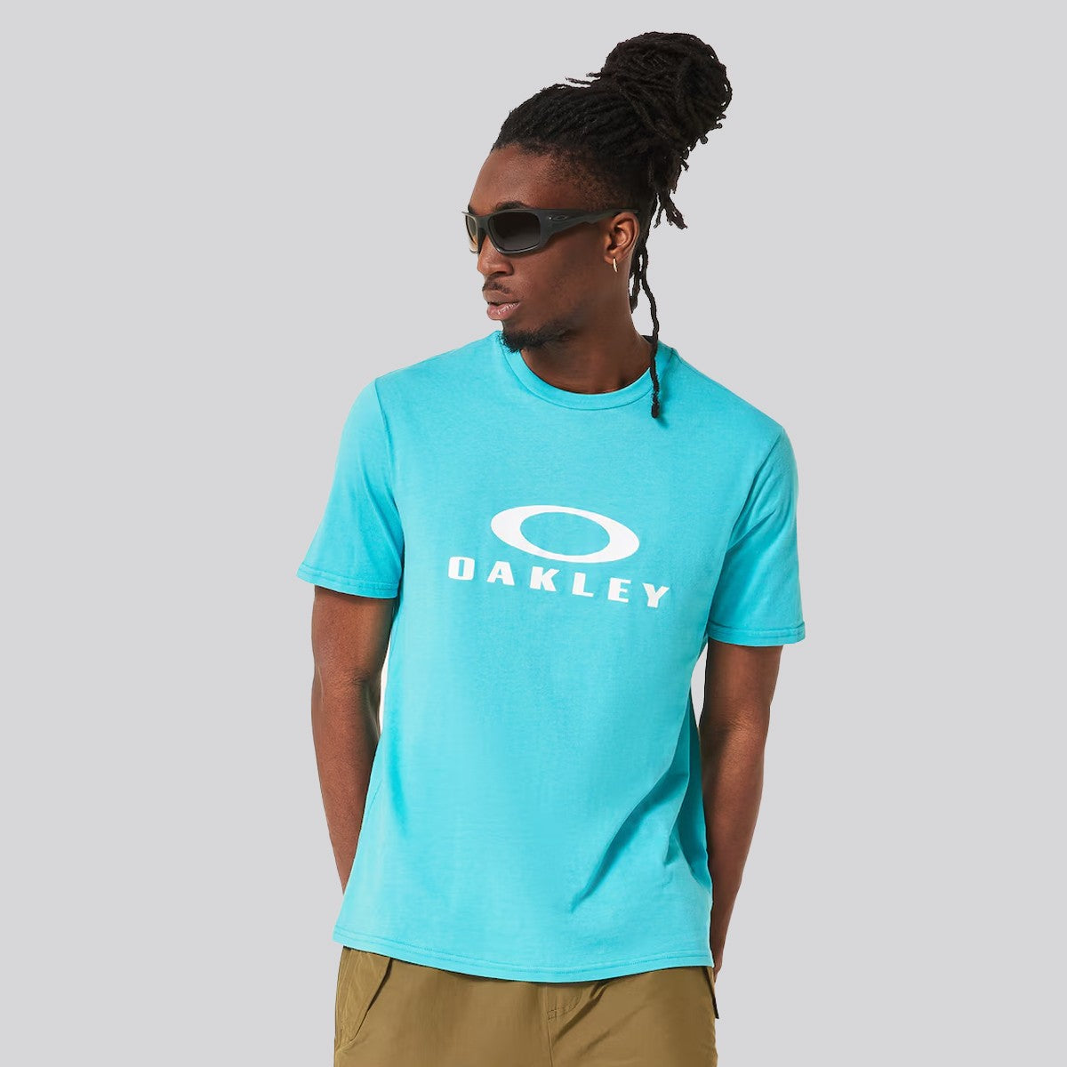 Polera Oakley O Bark 2.0 Swimming Pool Blue