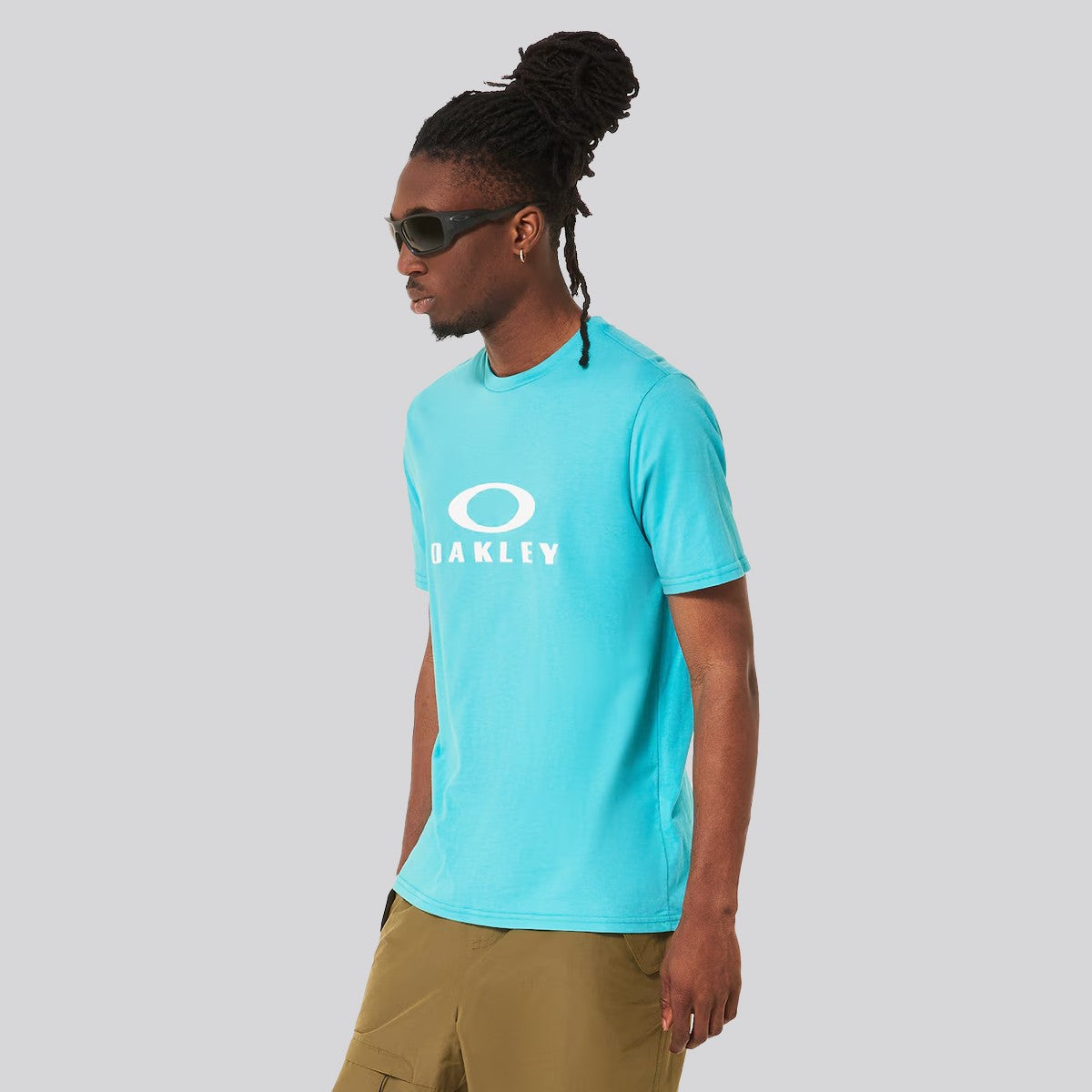 Polera Oakley O Bark 2.0 Swimming Pool Blue