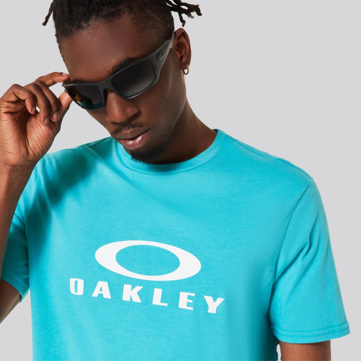 Polera Oakley O Bark 2.0 Swimming Pool Blue