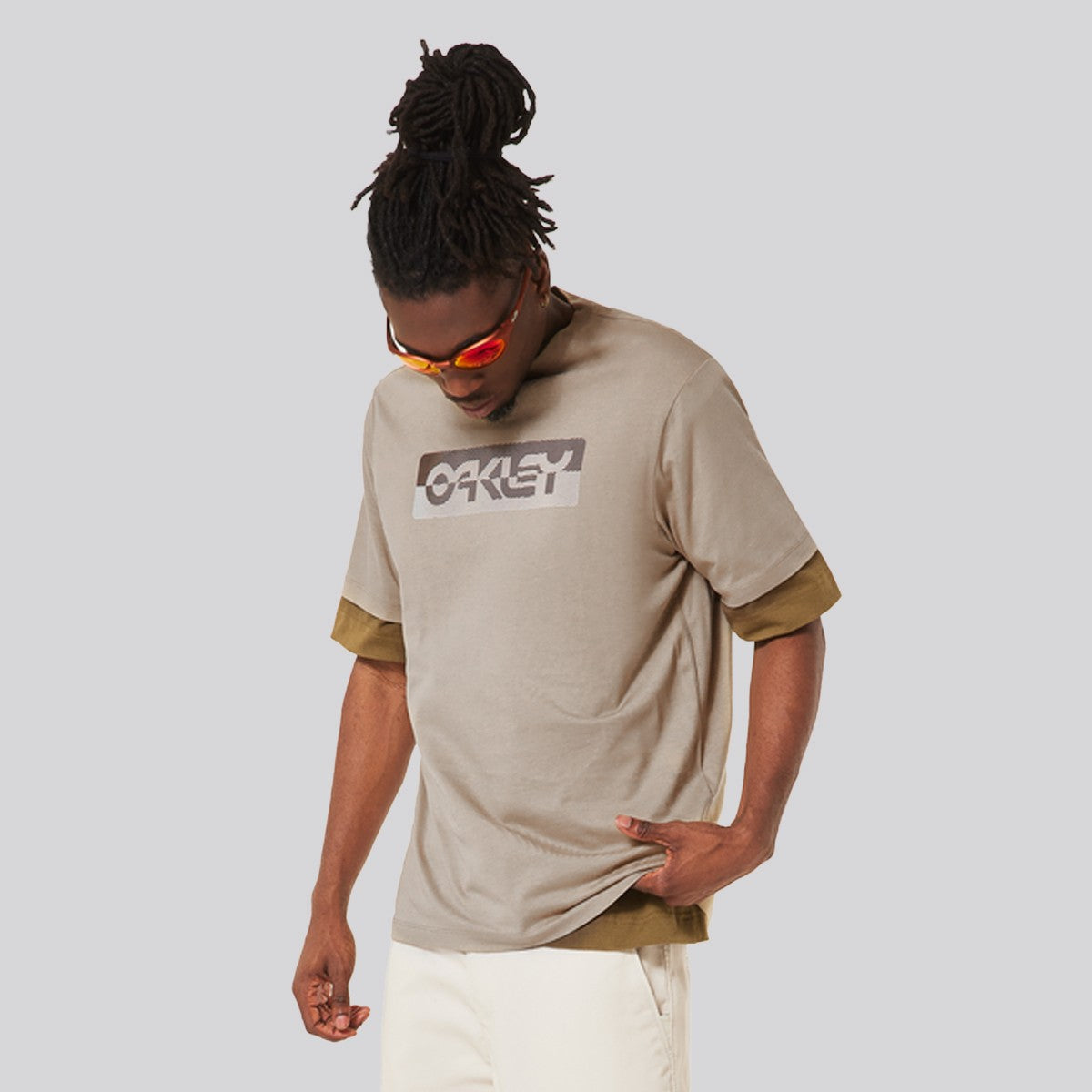 Polera Oakley Duality B1B Pebble