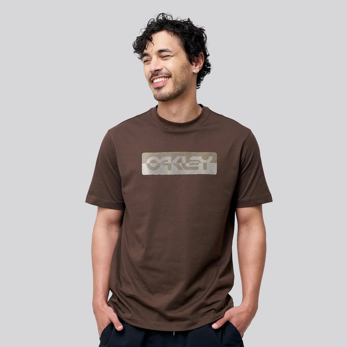 Polera Oakley Duality B1B Brown