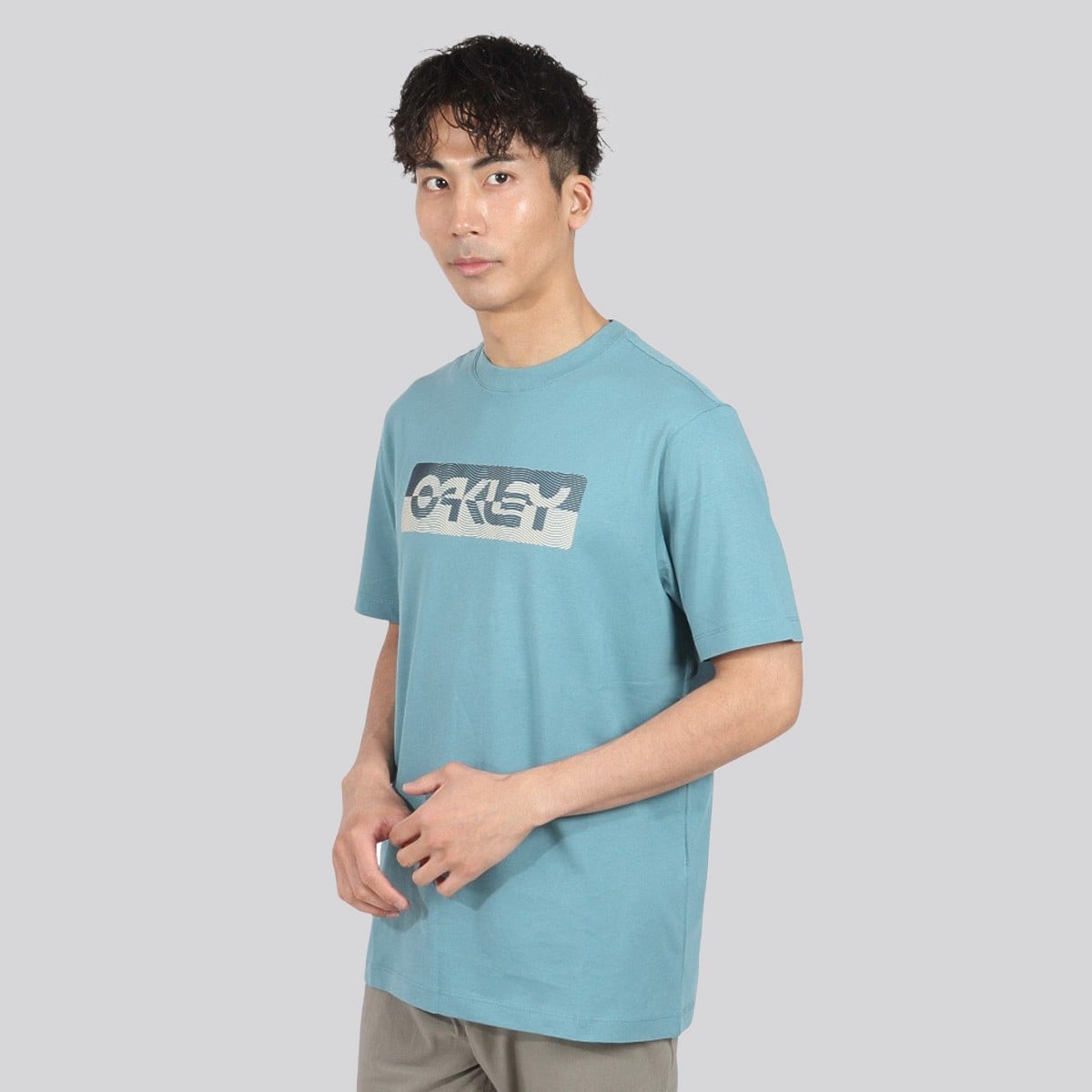 Polera Oakley Duality B1B Light Blue