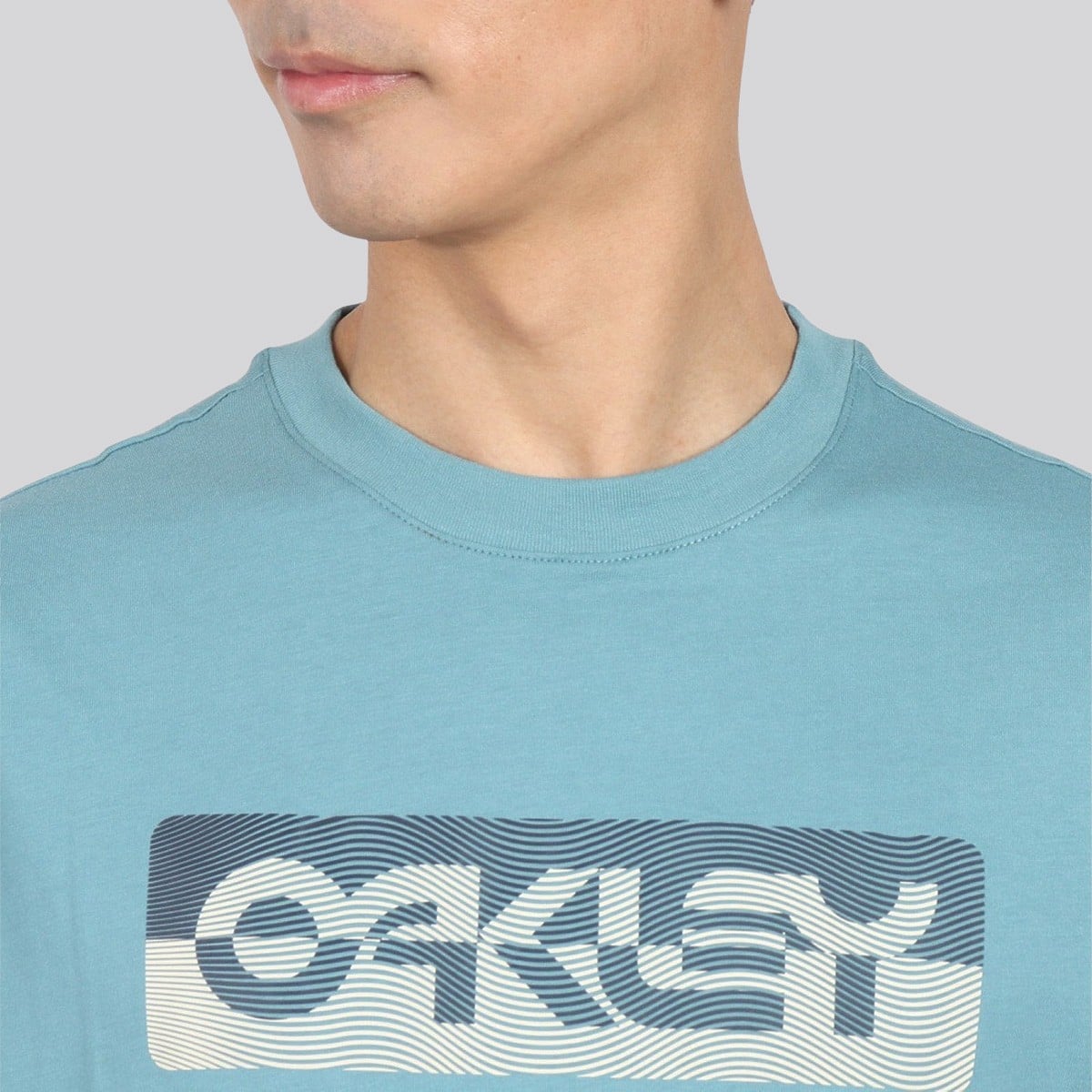Polera Oakley Duality B1B Light Blue
