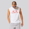 Polera Oakley Bark Sun Tank White/Red