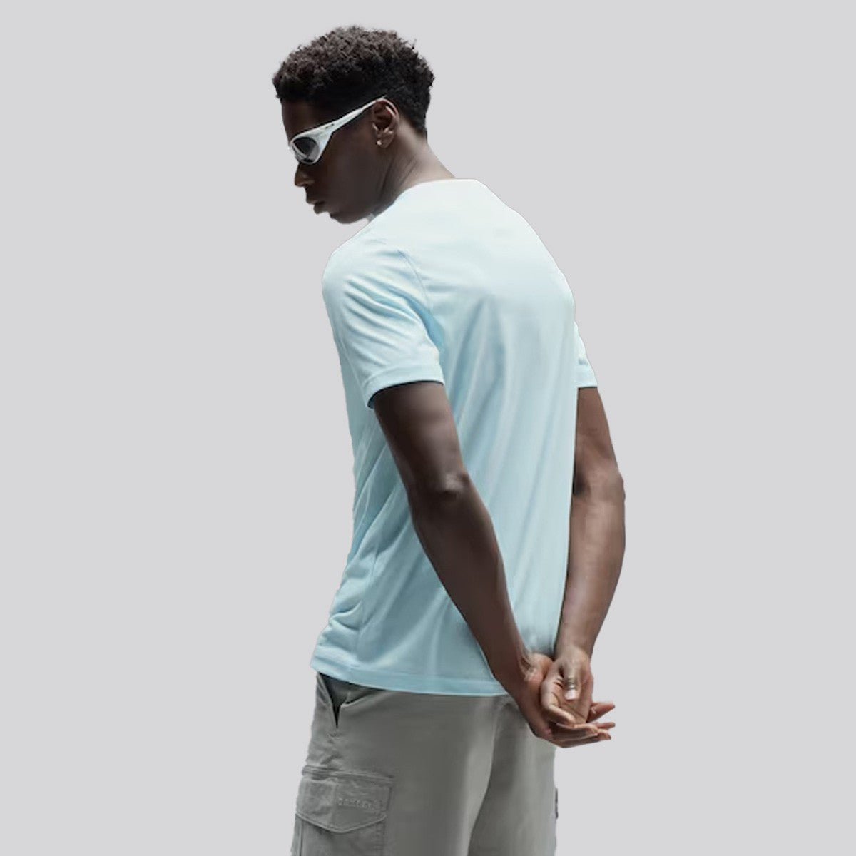Polera Oakley Bark New SS BLUE / OFF WHITE