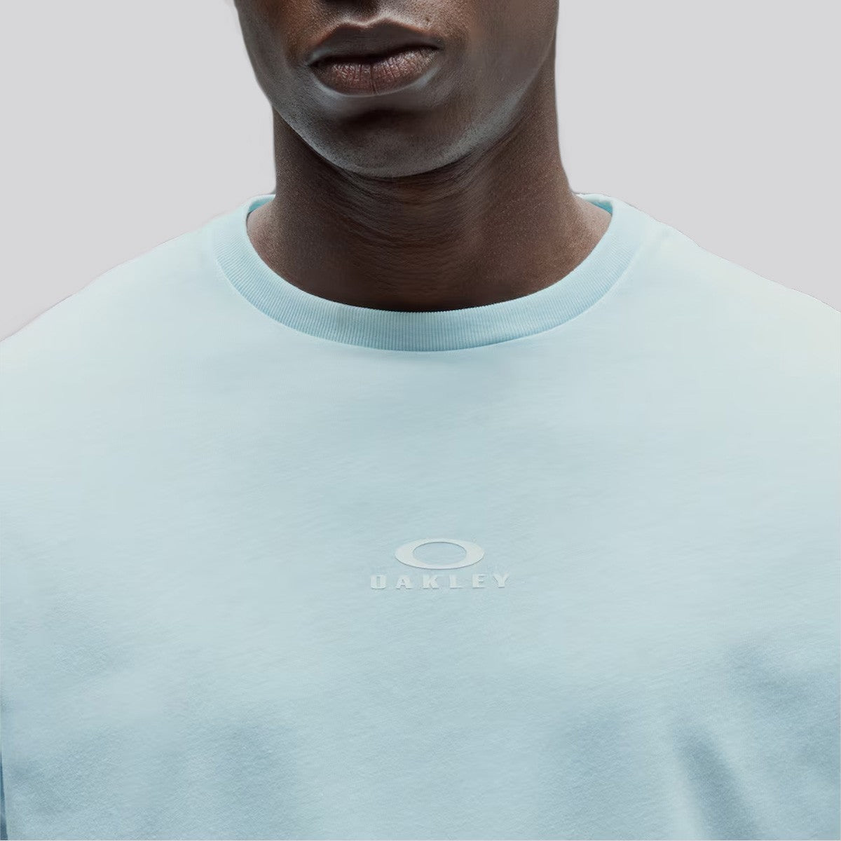 Polera Oakley Bark New SS BLUE / OFF WHITE