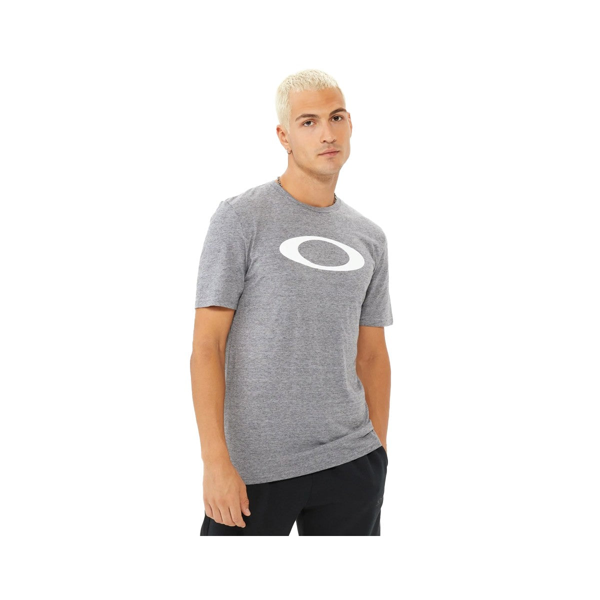 Polera Oakley O-Bold Ellipse Gris