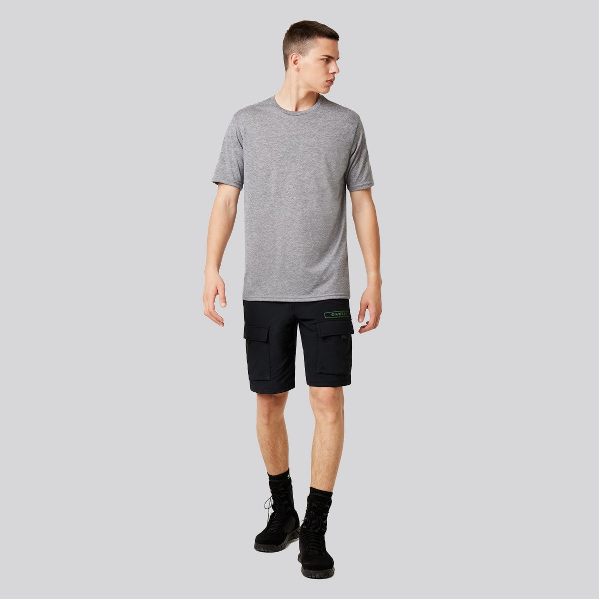 Polera Oakley SI Core Athletic Heather Gray