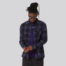Camisa Oakley Podium Plaid Black/Graphite/Amethyst