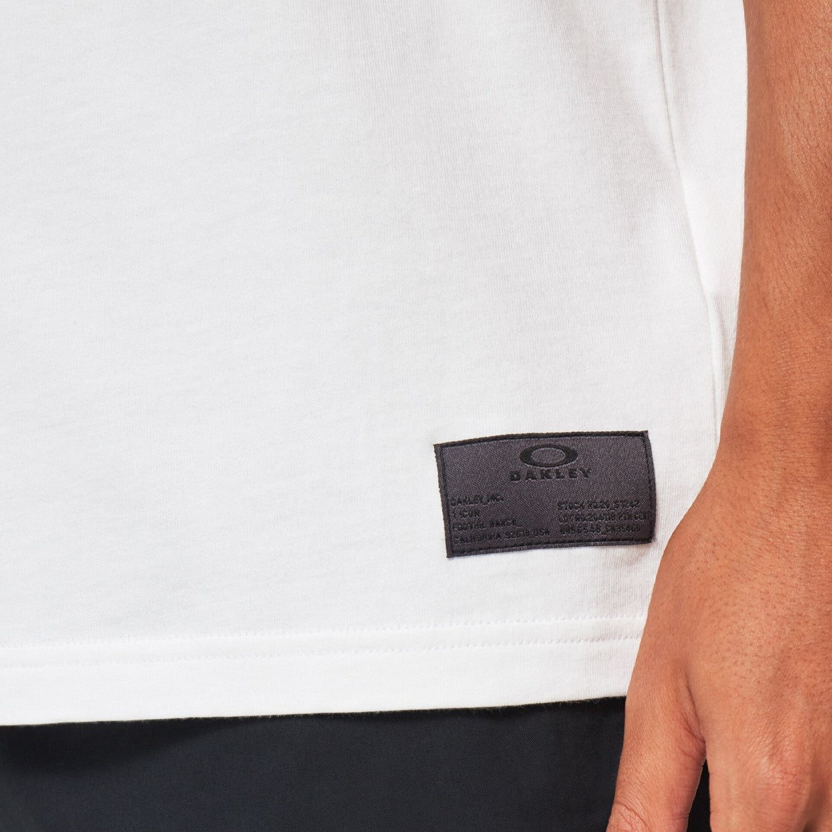 Polera Oakley Basic Fhr Patch Tee White