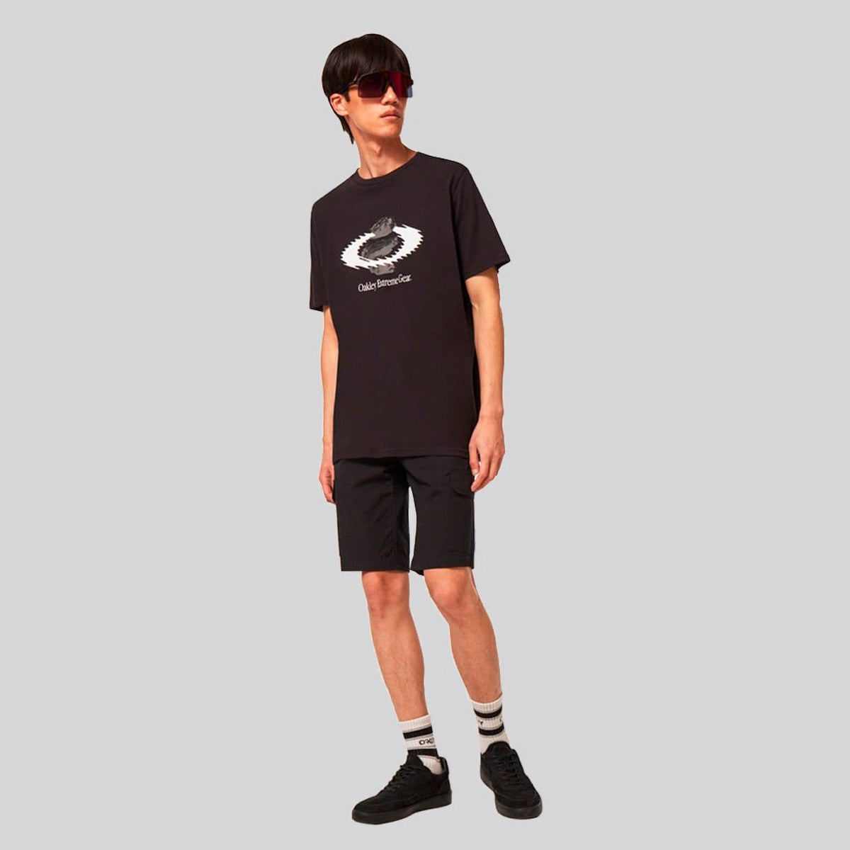 Polera Oakley Gear Static Icon Black