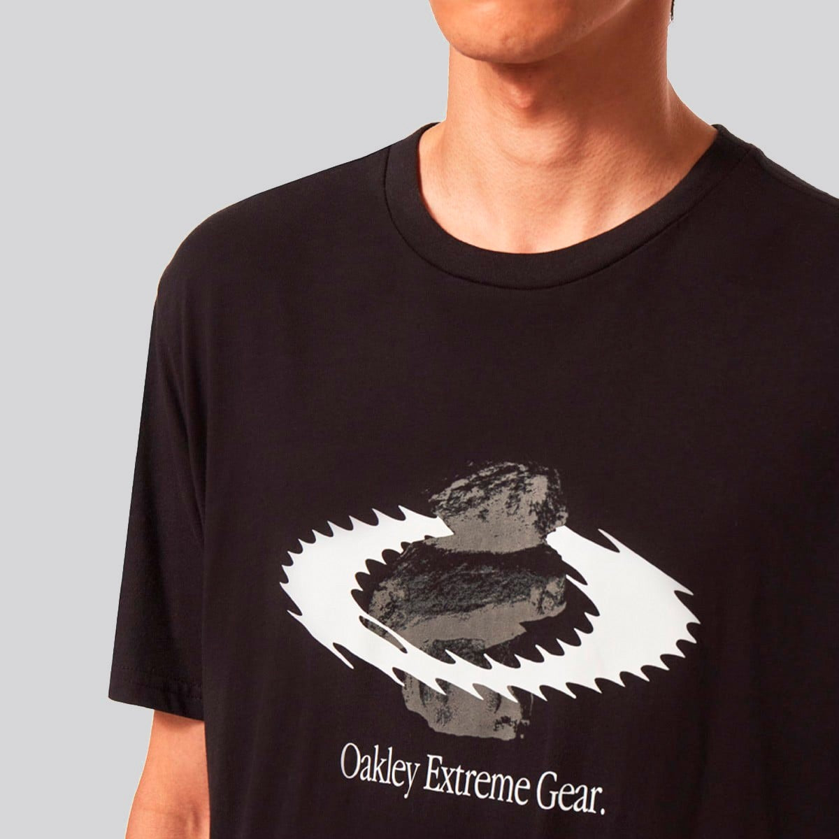 Polera Oakley Gear Static Icon Black