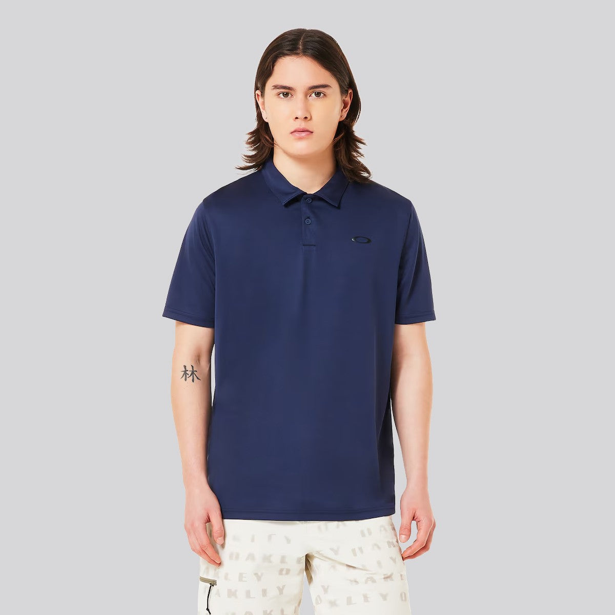Polera Oakley Icon TN Protect RC Navy Blue