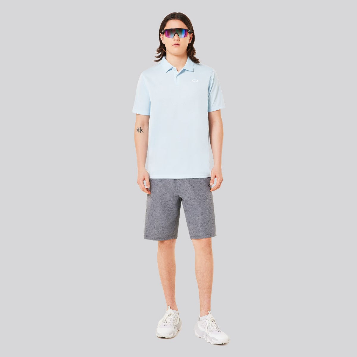 Polera Oakley Icon TN Protect RC Blue/Off White