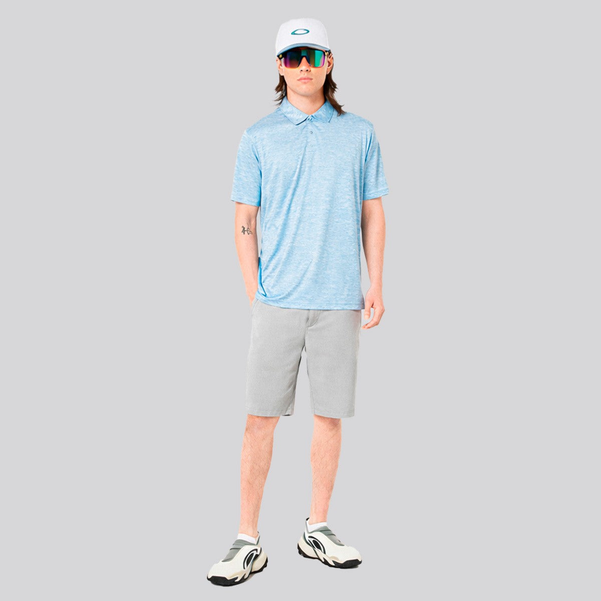 Polera Oakley Aero Hydrolix Sky Blue