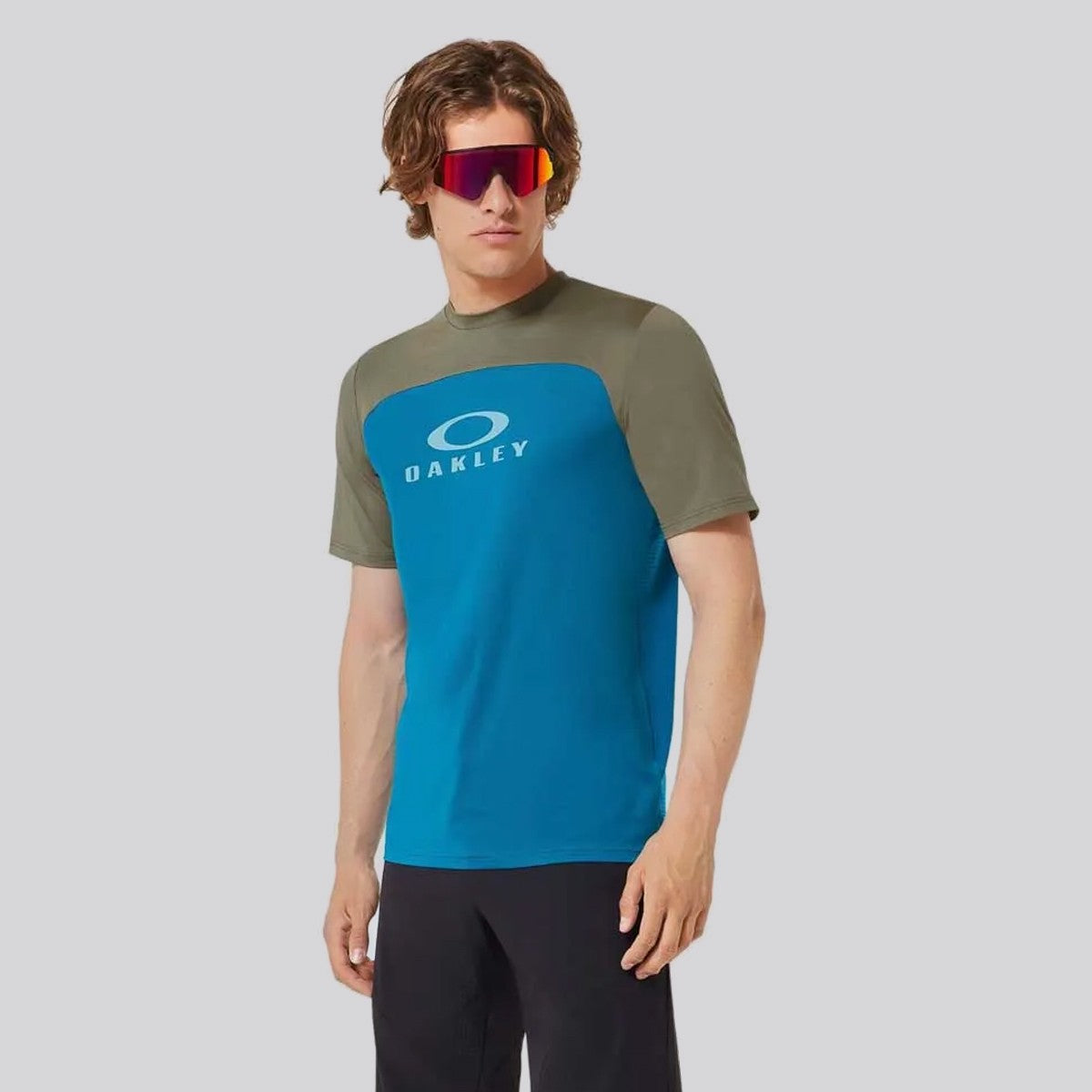 Polera Oakley Free Ride RC Green/Blue