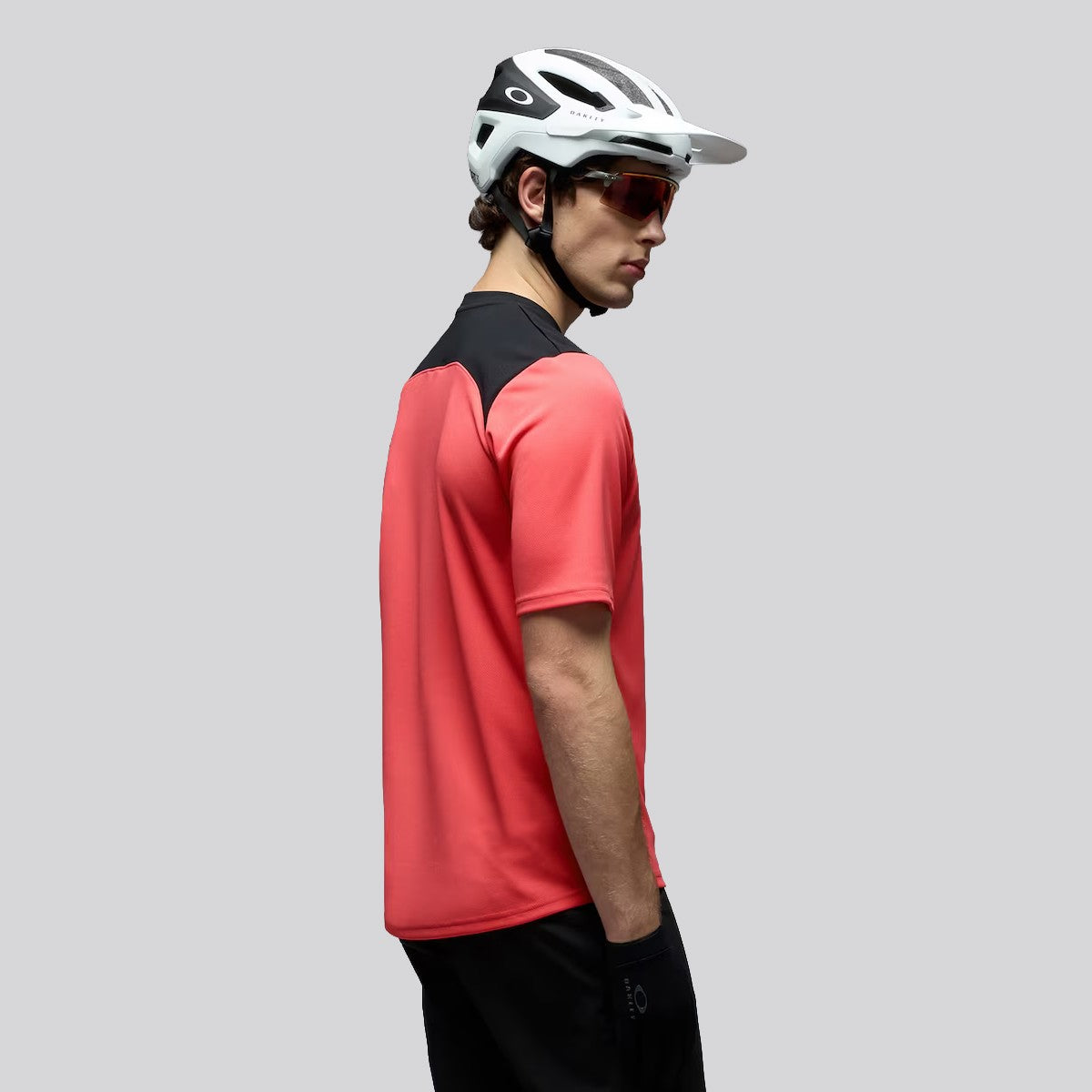 Polera Oakley Free Ride SS Grey / Light Grey