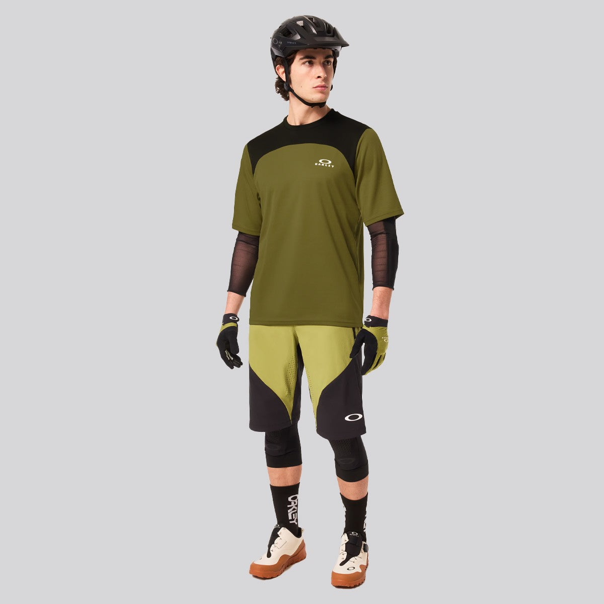 Polera Oakley Free Ride Fern/Black
