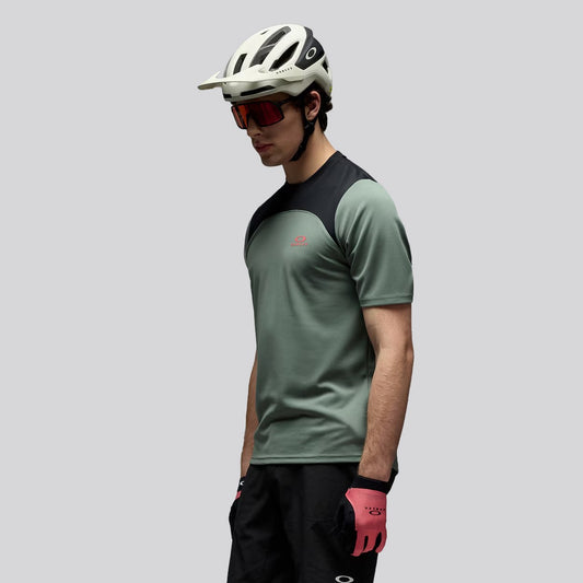 Polera Oakley Free Ride SS Dark Green