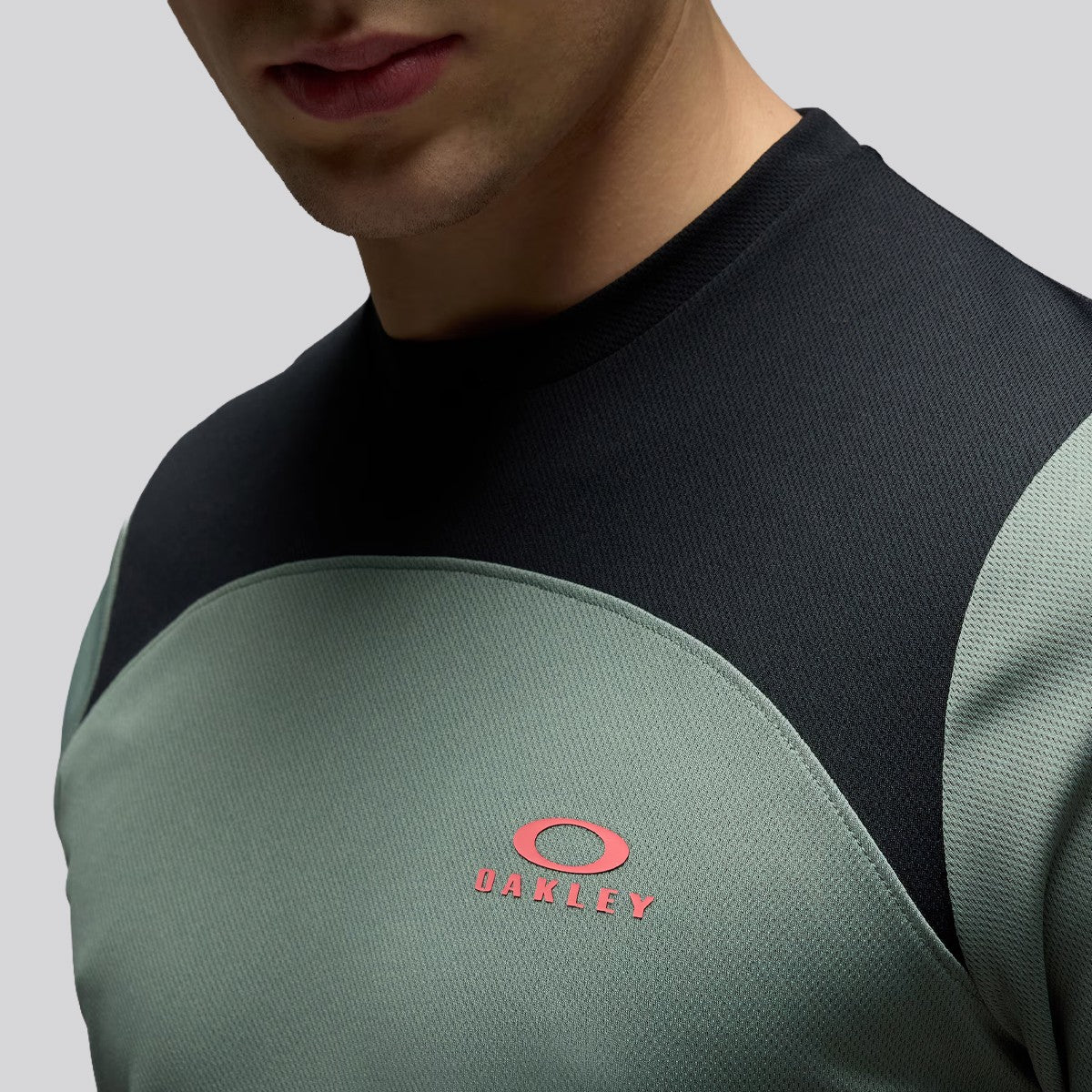 Polera Oakley Free Ride SS Dark Green