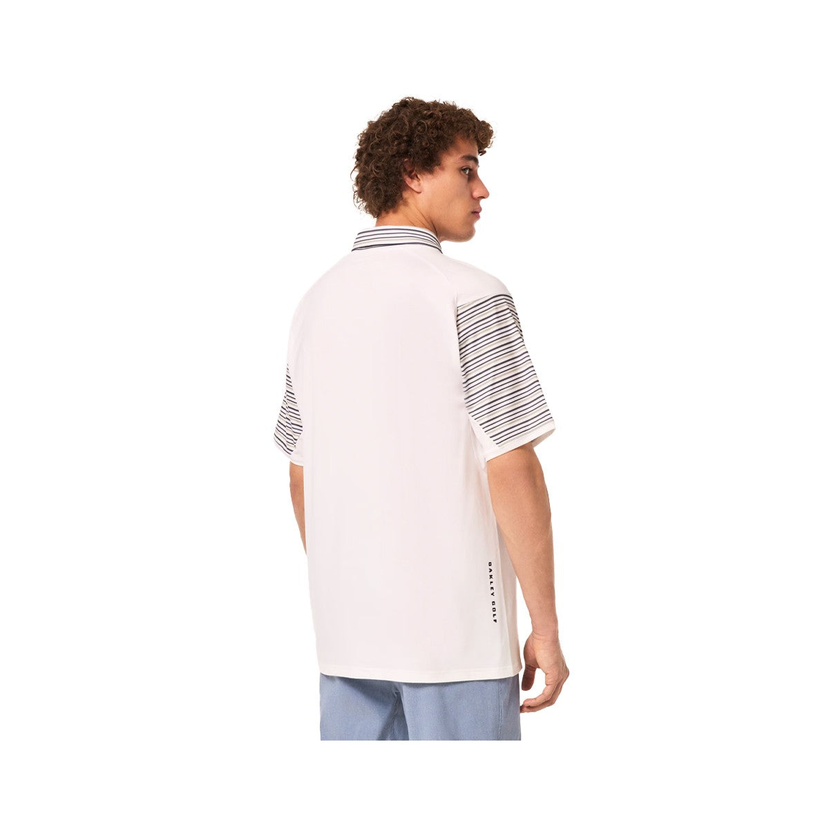 Polera Oakley C1 Archive Stripe White Stripe