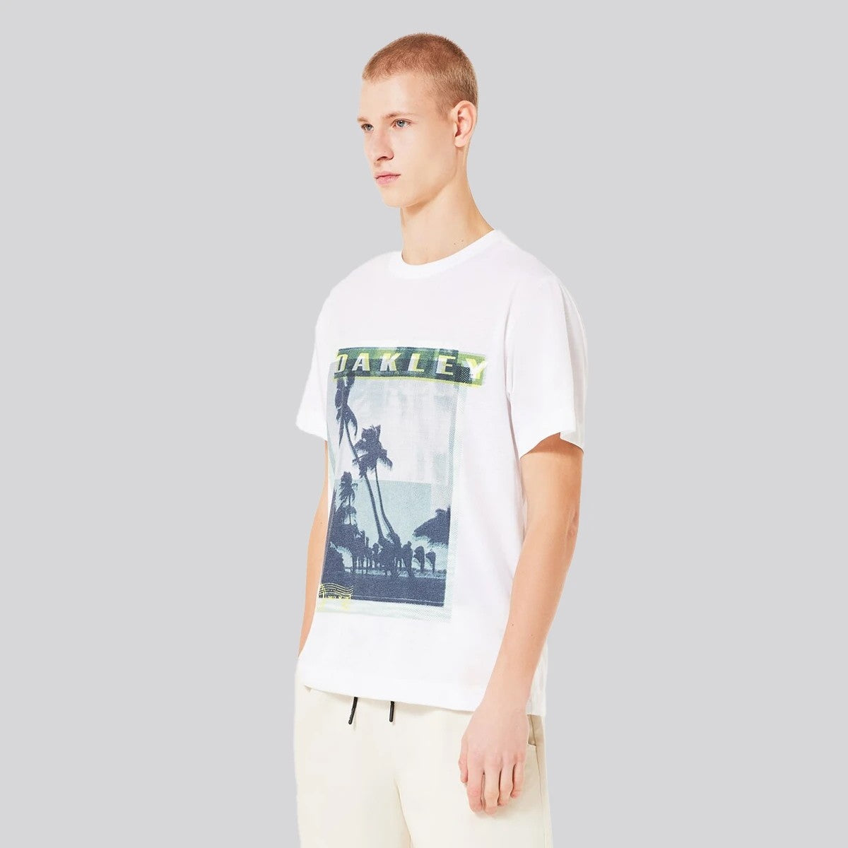 Polera Oakley Palm White