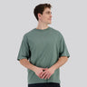 Polera Oakley Stacked Metal Green / Olive