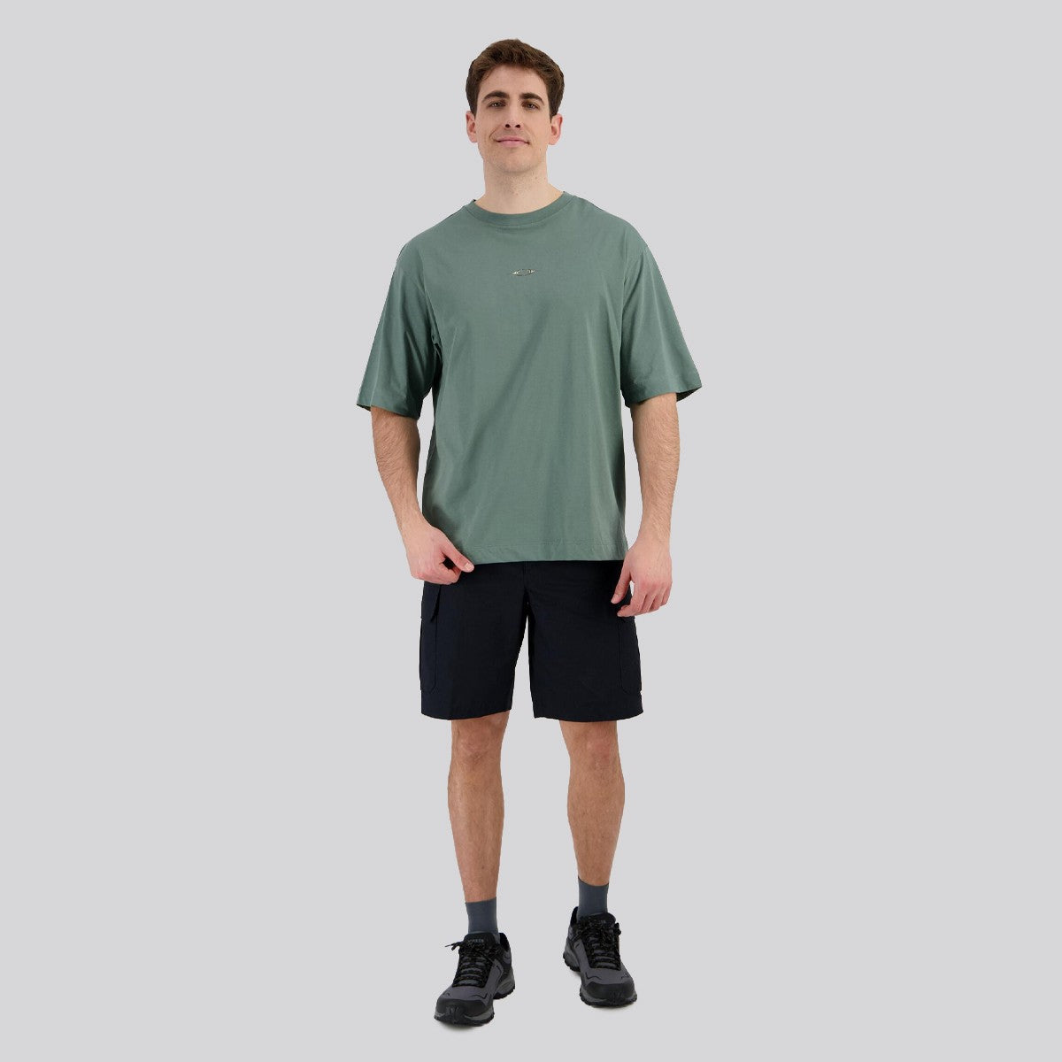Polera Oakley Stacked Metal Green / Olive