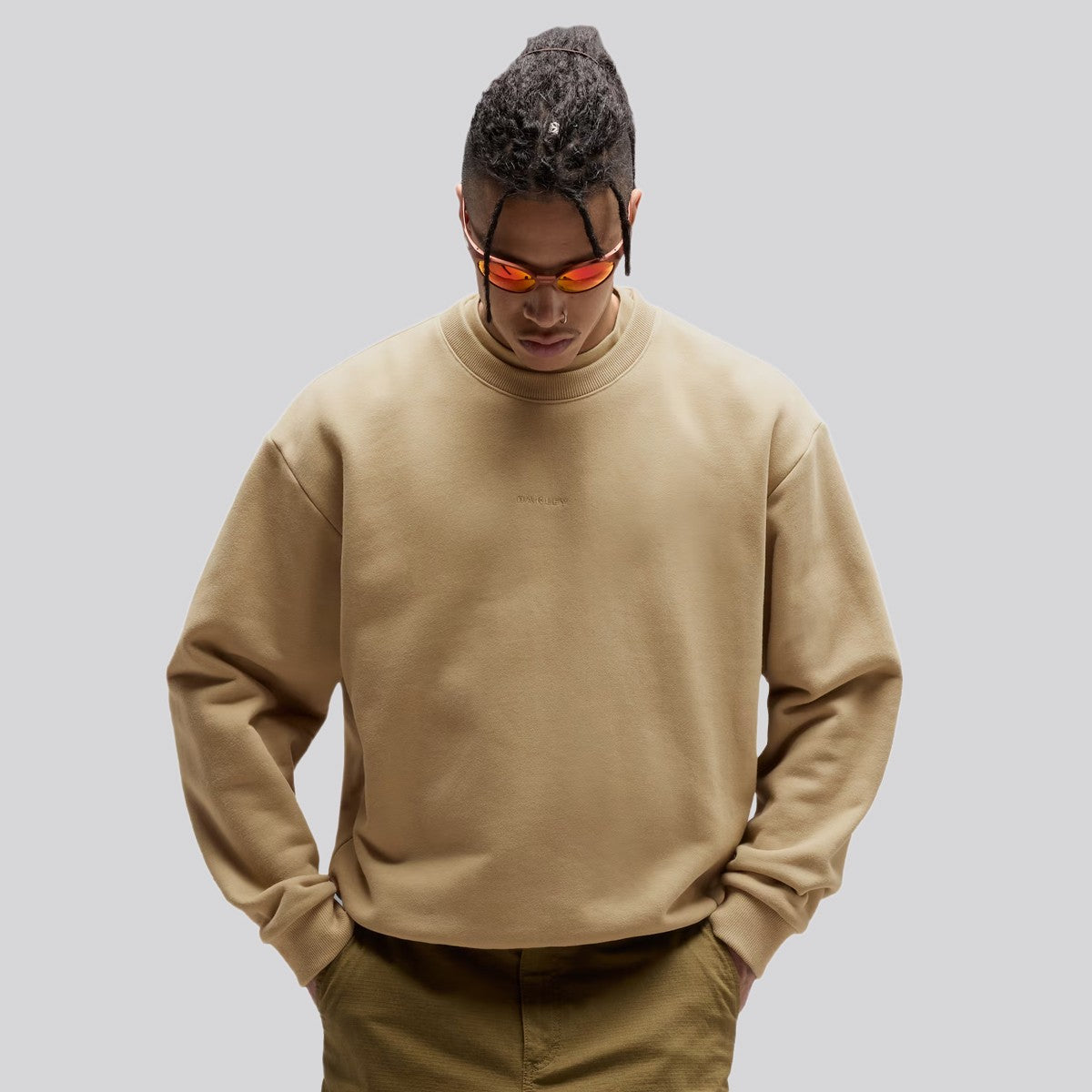Polerón Oakley Soho Gen Crewneck Grey/Taupe