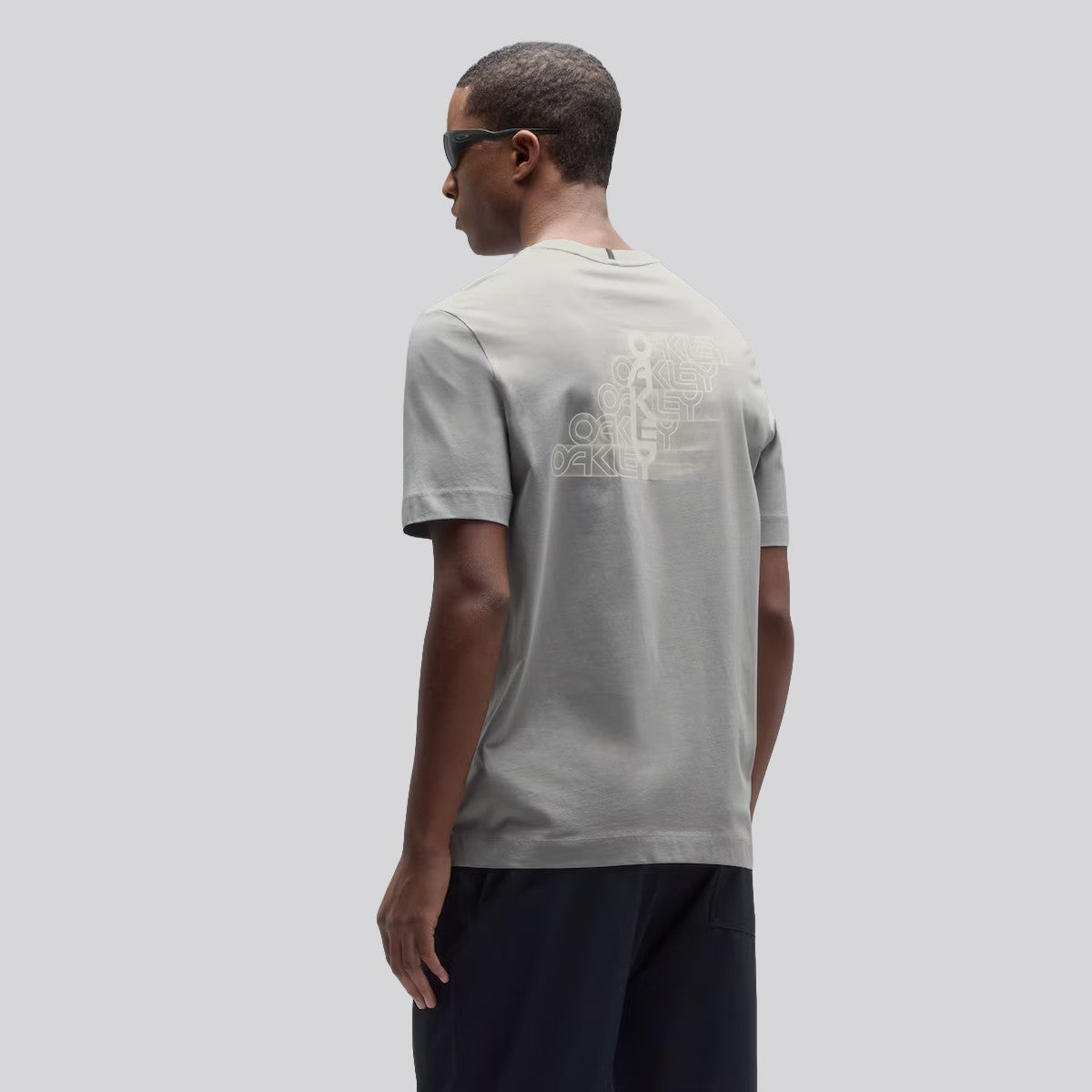 Polera Oakley Stacked Flow Grey/Light Grey