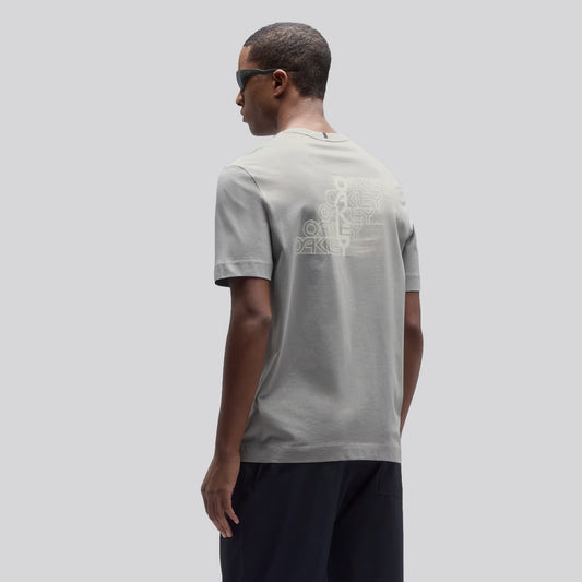 Polera Oakley Stacked Flow Grey/Light Grey