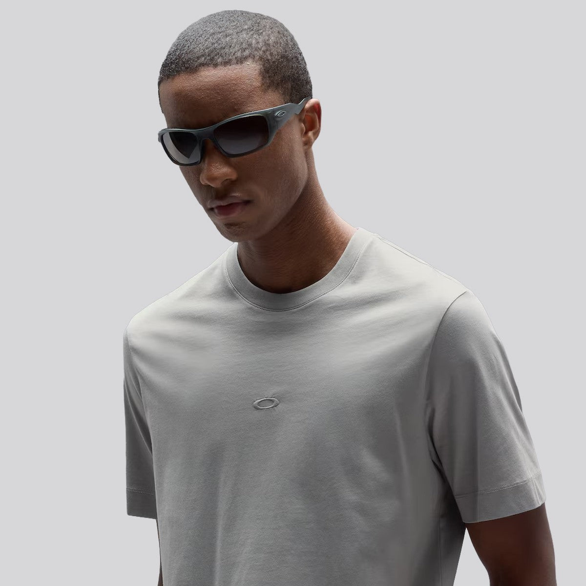 Polera Oakley Stacked Flow Grey/Light Grey