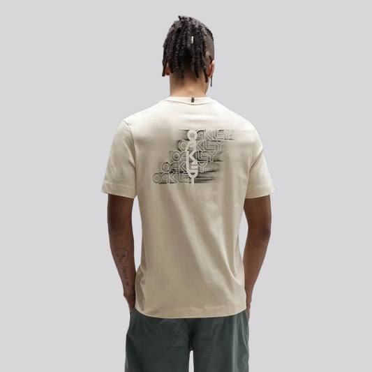 Polera Oakley Stacked Flow Light Grey