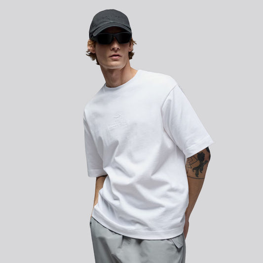 Polera Oakley MTN RIDGE Embroidered All White