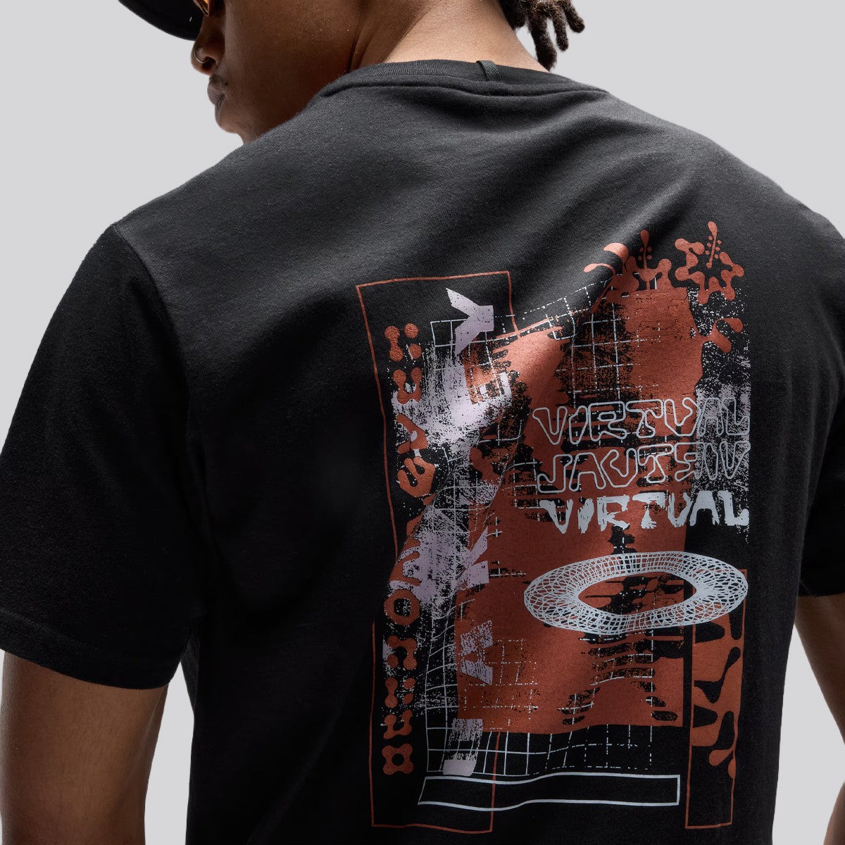Polera Oakley Futurescape Logo Hibiscus Black