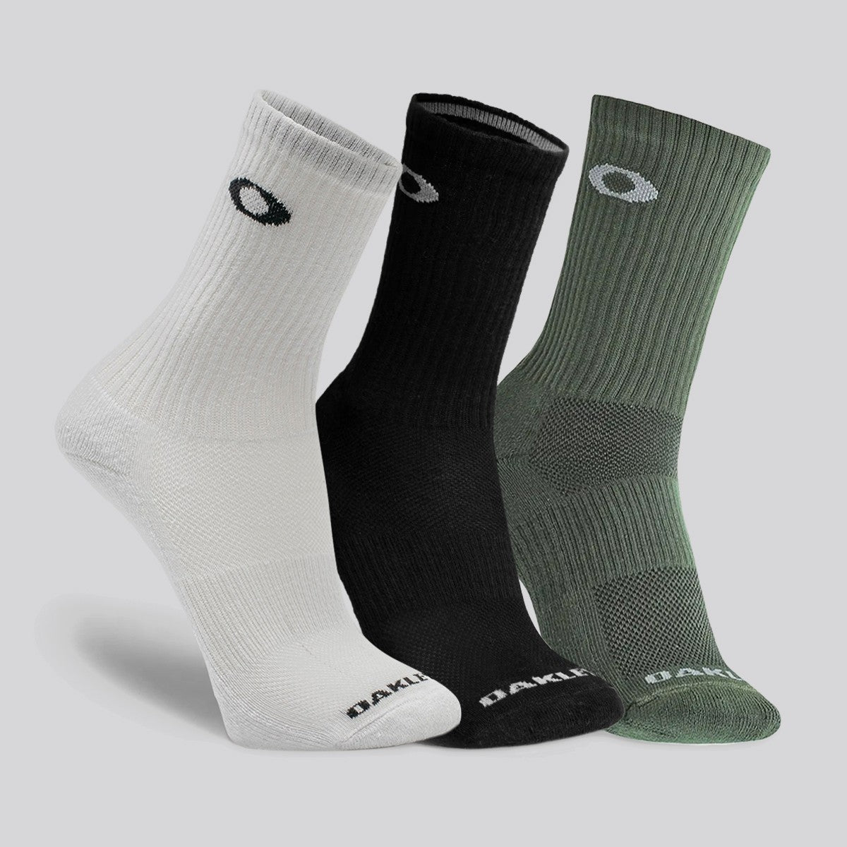 Tripack Calcetines Oakley Essential Crew Multicolor