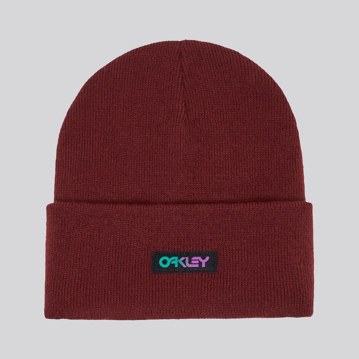 Beanie Oakley B1B Gradient Patch Burgundy