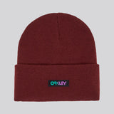 Beanie Oakley B1B Gradient Patch Burgundy