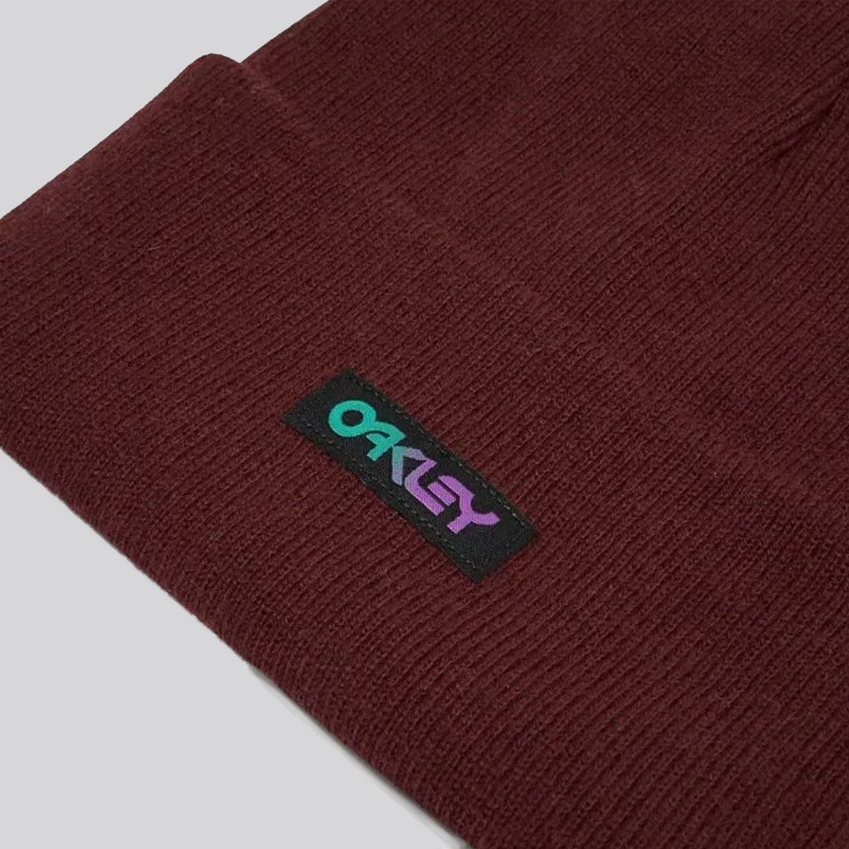 Beanie Oakley B1B Gradient Patch Burgundy